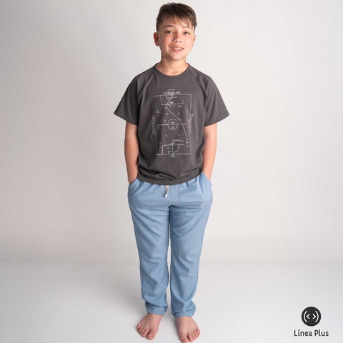 PANTALÓN BAGGY TWEEN TWILL DENIM MUNICH LIGHT BLUE PLUS