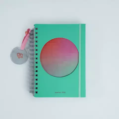 AGENDA PAPRIKA PLANNING N 8 SEMANAL C/E 15X21 AQUA - comprar online