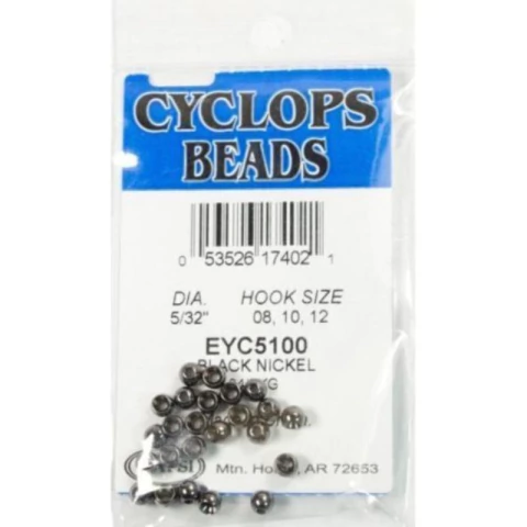 CYCLOPS BEADS NICKEL 5/32 24PKG (EYC5255) (053526174038)