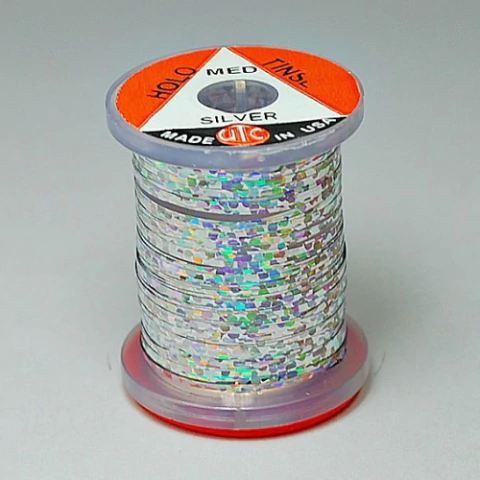 HOLOG.TINSEL FLAT MEDIUM SILVER (TSHM252)