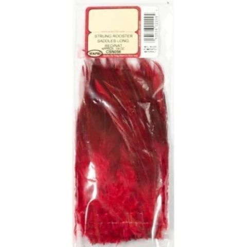 STRUNG ROOSTER SADDLES LONG RED/NAT (CSN056) (053526022094)