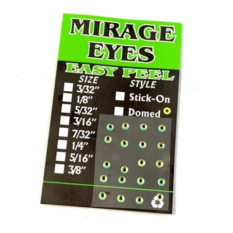 HOLOGRAM DOME EYES 1/8 3.2MM MIRAGE (EYH1259) (053526158373)