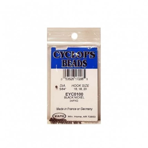 CYCLOPS BEADS 5/64 BLACK NICKEL (EYC0100) (053526172065)