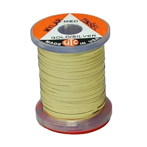 MYLAR TINSEL 12 MEDIUM GOLD/SILVER (TSF12)