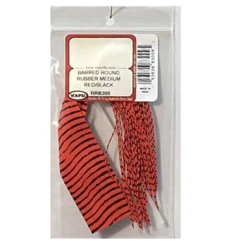 BARRED RUBBER MEDIUM RED / BLACK (RRB300) (053526830095)
