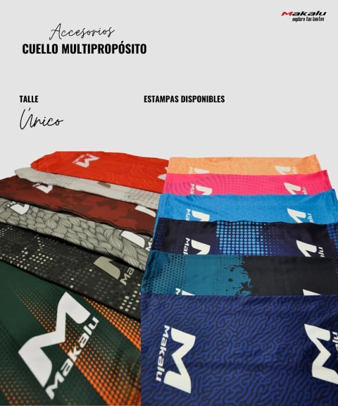 CUELLO MAKALU MULTIPROPOSITO ROJO (2000000017556)