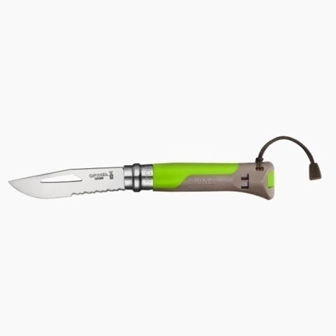 CORTAPLUMA OPINEL OUTDOOR GREEN N 8 (131257) (3123840017155)