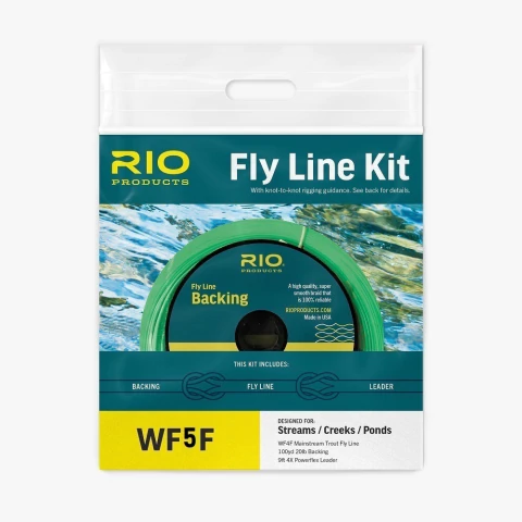 LINEA RIO WF5F FLY LINE KIT RIVERS LAKES (730884267427)