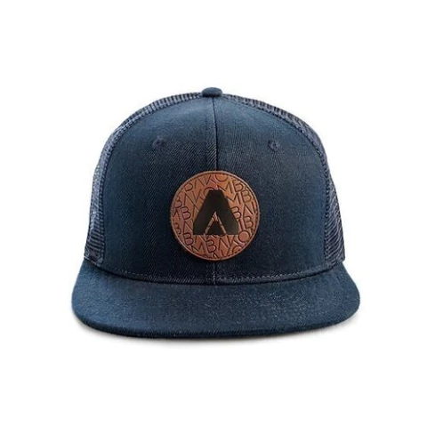 GORRA OMBAK AMANCAY AZUL/CUERO (0510016500700)