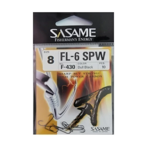 ANZUELO SASAME #8 FL-6 SPW F-430 DLL/BL 10UDS FLY (4941430120431)