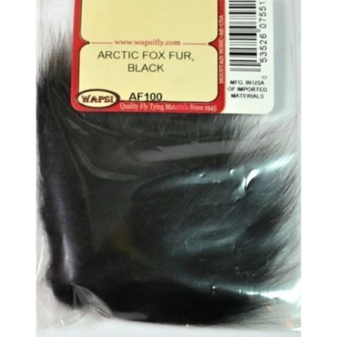 ARTIC FOX FUR BLACK WAPSI (AF100) (053526075519)