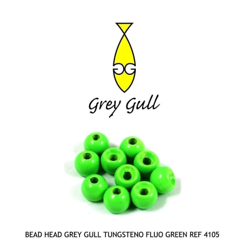 CABEZAS DE TUNGSTENO CYCLOPS BEADS FLUO GREEN (4105)