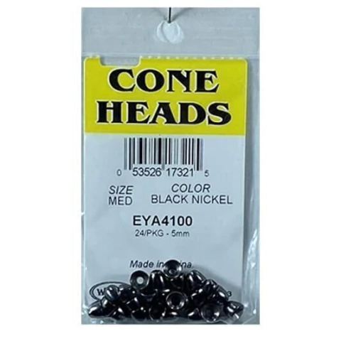 CONE HEADS MED BLACK NICKEL EYA4100 (053526173215)