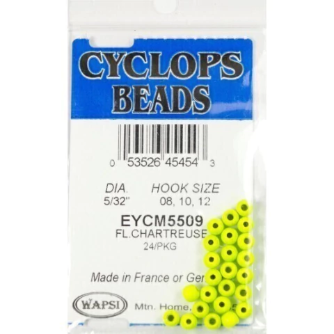 CYCLOPS BEADS FL CHARTREUSE 5/32 (EYCM5509) (053526454543)