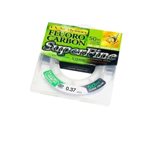 FLUOROCARBON SASAME SUPERFINE 0.37MM 50MT 9.25KG (4941430124149)