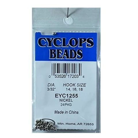CYCLOPS BEADS NICKEL 3/32 (EYC1255) (053526172034)