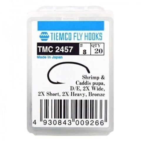 ANZUELO TIEMCO 2457 #8 20 UNID. (4930843009235)