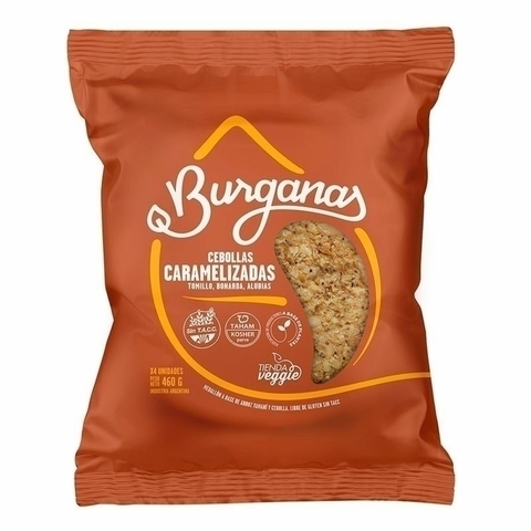 Hamburguesa de Cebollas Caramelizadas 4U x 460gr - BURGANAS