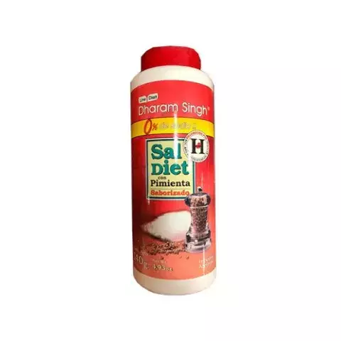 Sal Diet Sin Sodio Saborizada Pimienta – Dharam Singh x 140gr