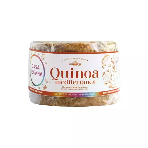Hamburguesas Quinoa Mediterranea x 400gr (4u) - CASA VEGANA