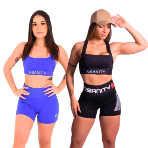 Kit - 2 Shorts Feminino Insanity Five + Chalk