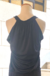 Vestido jersey seda negro Carolina Muller T: S - Vintagelocasporlostrapos