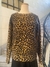 Sweater Animal print marrón