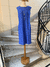 Vestido azul encaje BLACK LAVEL - comprar online
