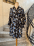 Vestido chemise azul flores ZARA T:XS