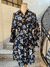 Vestido chemise azul flores ZARA T:XS - comprar online