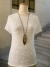 Remera tejida blanca DKNY T:S