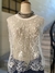 Blusa sin mangas encaje transparente T: U