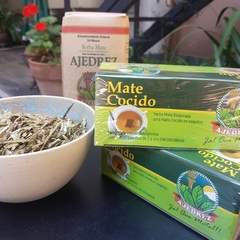 Mate cocido agroecológico en saquitos "Ajedrez" en internet