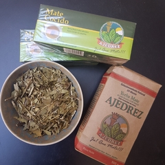 Mate cocido agroecológico en saquitos "Ajedrez" - Rebrote Almacén Orgánico