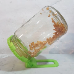 Frasco y filtros para germinar y limpiar semillas/cereales