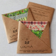 Pack XS - 4 envoltorios 15x15 cm "Uama" - comprar online