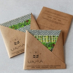 Pack M 3 envoltorios 25x25 cm "Uama" - comprar online
