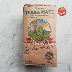 500 g Yerba mate estacionada agroecológica "Ajedrez" sin tacc - comprar online
