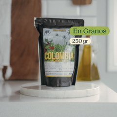 250 g Café -EN GRANOS- orgánico colombiano "Modo Barista" - comprar online