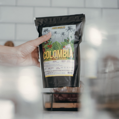 250 g Café -EN GRANOS- orgánico colombiano "Modo Barista" - Rebrote Almacén Orgánico