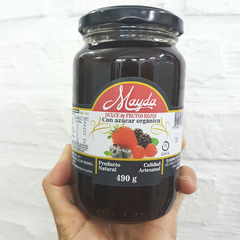 490 g Dulce frutos rojos, azúcar orgánica "Mayda"