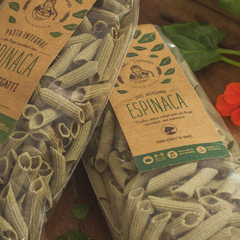 400 g Pasta integral agroecológica de ESPINACA "Doña Dominga" en internet