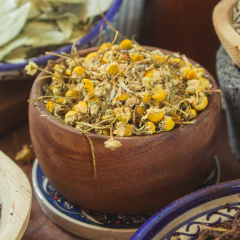 25 g Manzanilla deshidratada agroecológica "Meka herbal" - comprar online