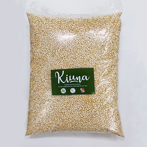 1 kg Quinoa blanca agroecológica lavada "Kiuna"
