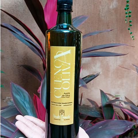 1 l Aceite de oliva - Extra Virgen - Intenso - Extracción tradicional "Cuenca Oliva"