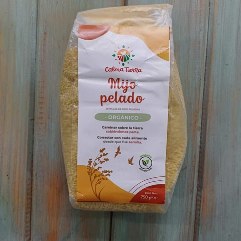 750gr Semillas de Mijo Pelado Orgánico "Calma Tierra"