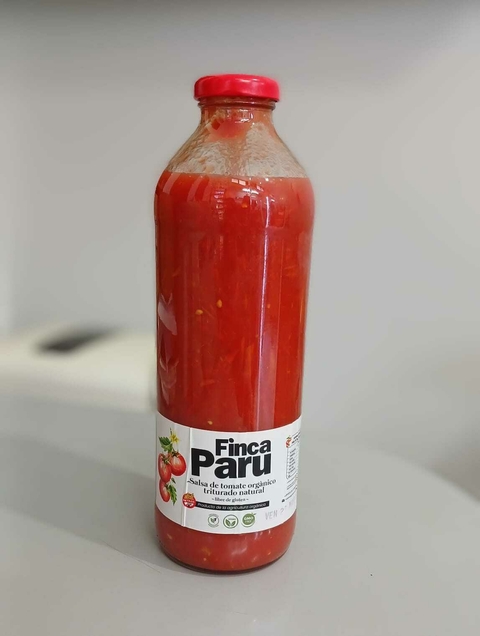 950 g Salsa de tomate orgánico triturado "Finca Paru"- Sin TACC - comprar online