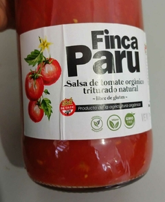950 g Salsa de tomate orgánico triturado "Finca Paru"- Sin TACC en internet