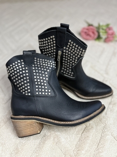 TEXANA DE CUERO color Negro con tachas - comprar online