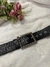 Cinto Negro ancho 4 cm plata en internet